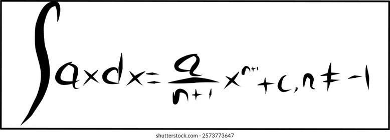 basic mathematical calculus. indefinite integral