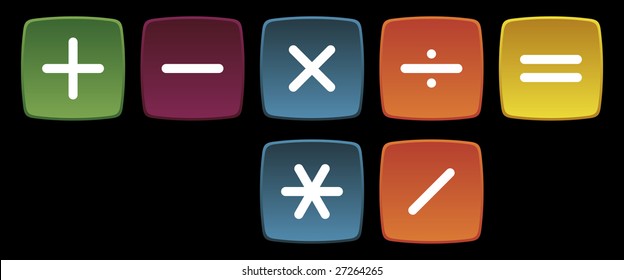 Basic Mathematical Operations Signals (Addition, Subtraction, Multiplication, Division, Total)