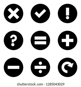Basic Mathematics Signs
