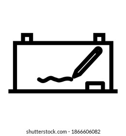 Basic Minimalism Board Icon outline