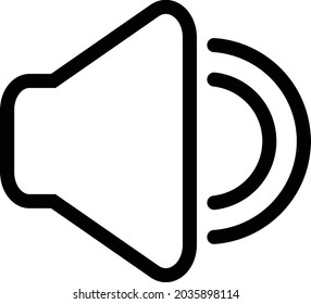 Basic mobile user interface outline style  icons