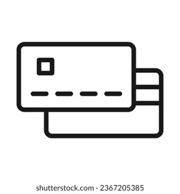 Einfache Kreditkarte Symbol für Ihre Kreativprojekte