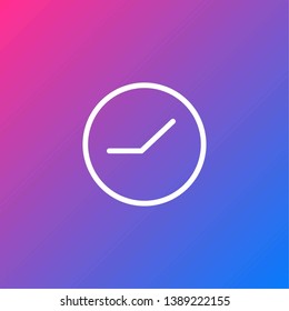 Basic Navigation UI Icon - Clock, Time, Hour, Minute, Seconds