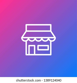 Basic Navigation UI Icon - Shop, Merchant, Provider, Kiosk, Store