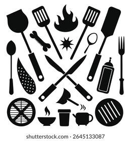 Basic Outline Icons for Design Elements