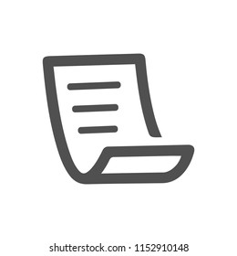 Basic paper icon