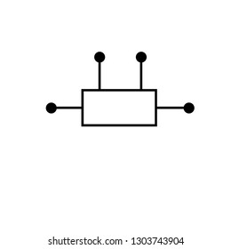 Basic passive components - Resistor with fixed tappings