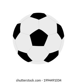 Basic pattern soccer ball created with vectors.