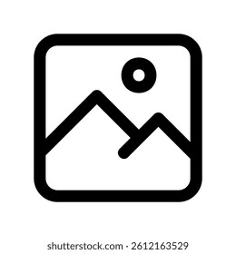 Basic Photo with Border Graphic Vector Illustration Scenery Element