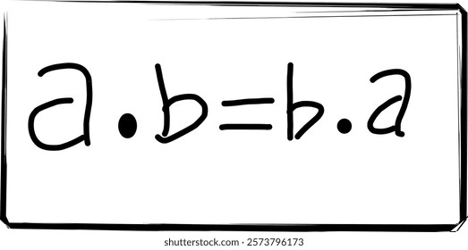 basic principles of algebra, commutative properties