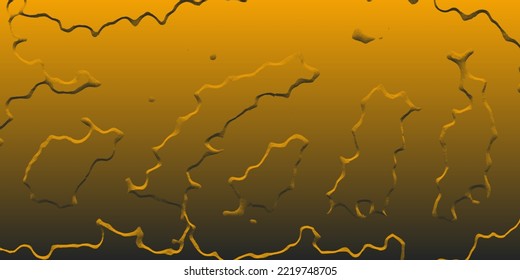 The basic relief pattern of dripping water with gradations of yellow and black. Abstract backgrounds for web, themes, templates, wallpaper and more