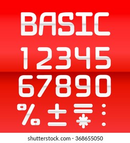 Basic rounded font, complete alphabet and numbers. Part 2/2