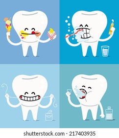 the basic rules for a healthy oral hygiene.