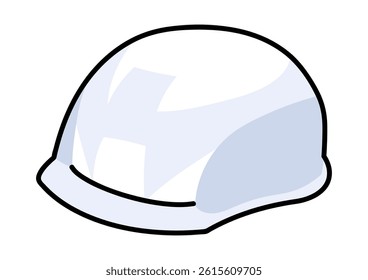 A basic safety helmet icon for disaster or construction use.