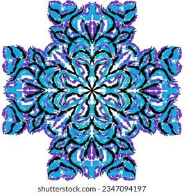 Basic shape abstrack painting pattern