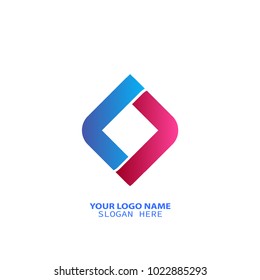 Basic shape modern Company logo