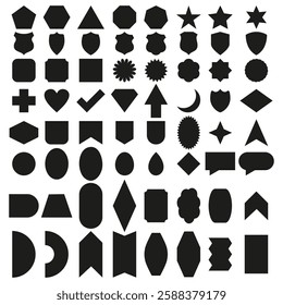 Basic Shapes, Geometric Shapes Vector Set