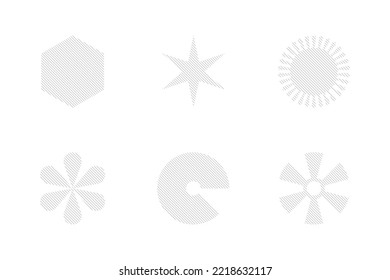 basic shapes with stripes 10