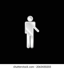 Silhouette-Silber-Symbol