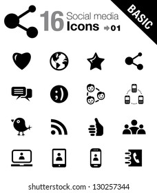 Basic - Social media icons