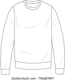 basic sweatshirt vector
