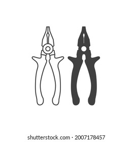 Basic Tools Icon. Simple Tang Sign. Vector Illustration Symbol