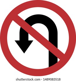 a basic U Turn is not allowed work