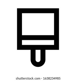 Basic UI Pixel Perfect Line Icons Pack Paint Brush Icon