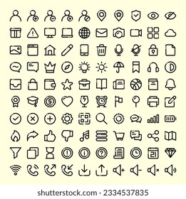 Basic User Interfce Icon Pack