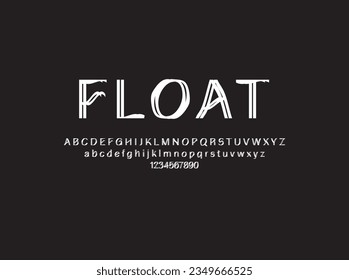 einfache, verschiedene Schriftart sieht gut aus für Mode 