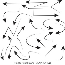 Basic Vector Arrow Shape Design For Your Project 