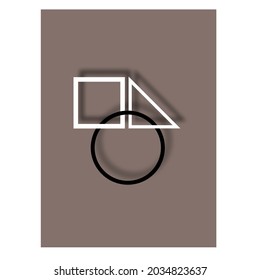 basic vector icon shape. for tools in place of drawing.