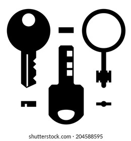 Basic Vector Key Icon