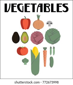 Basic vegetables set