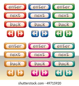 basic web buttons two
