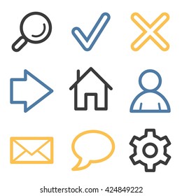 Basic web icons