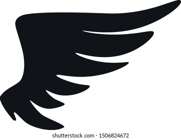 Basic Wing Vectorel Work Stock Vector (Royalty Free) 1506824672 ...