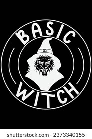 
Basic Witch - Halloween eps cut file for cutting machine