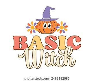 basic witch quote retro typography
