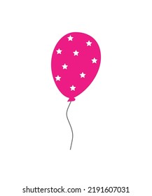 basically putting the Pink Balloon  icon on a white background in isolation