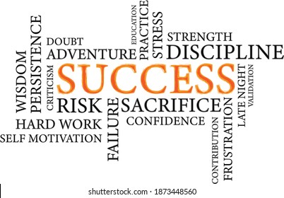 Basics of success motivation typography vector T Shirt design
