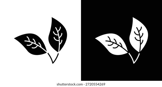 Basil icon. Simple high quality pictogram. Modern solid style