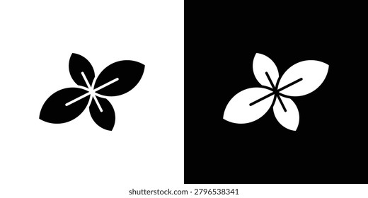 Basil icon vector flat symbol, glyph sign. icon concept illustration