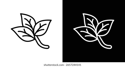 Ícones básicos no estilo de linha. Traçados em preto-e-branco editáveis