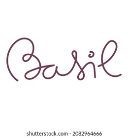Esbozo de letras de base simple diseño plano minimalista ilustración vectorial aislado en fondo blanco