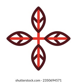 Basil Thick Line Two Color Icons For Personal And Commercial Use.
