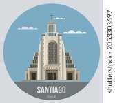 Basilica in the capital of Chile