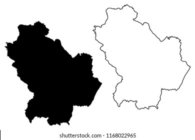 Basilicata (Autonomous region of Italy) map vector illustration, scribble sketch Basilicata map