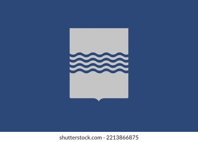 Basilicata Flag. Region of Italy. Vector illustration.