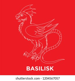 Basilisk (snake tail bird) Vectro. 5k